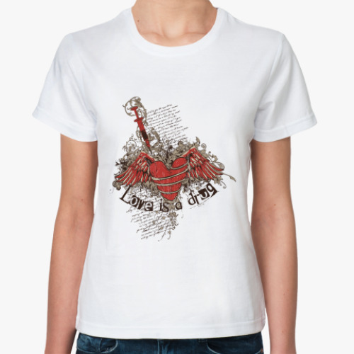 Классическая футболка Love