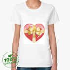 Женская футболка органик