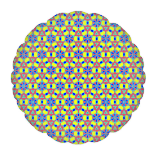 Подушка Витраж Незабудки