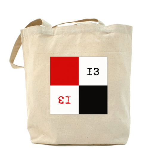 Сумка шоппер с принтом  «WBR-13»