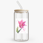 Банка с бамбуковой крышкой