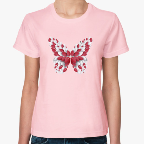 Женская футболка Бабочка