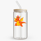 Банка с бамбуковой крышкой