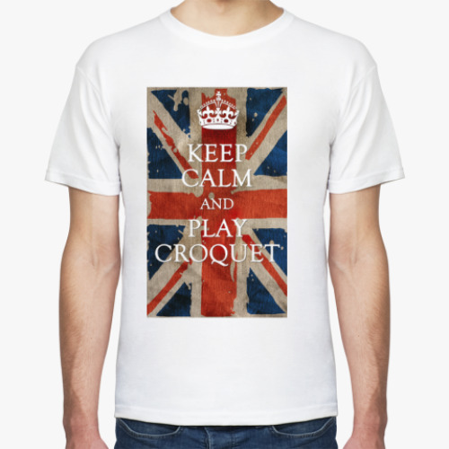 Футболка с принтом Play Croquet!