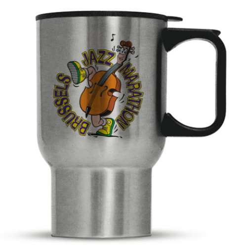 Кружка-термос с принтом Джаз