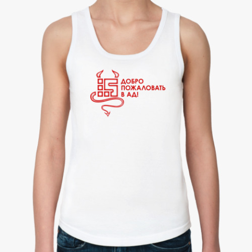 Женская майка с принтом Diablo