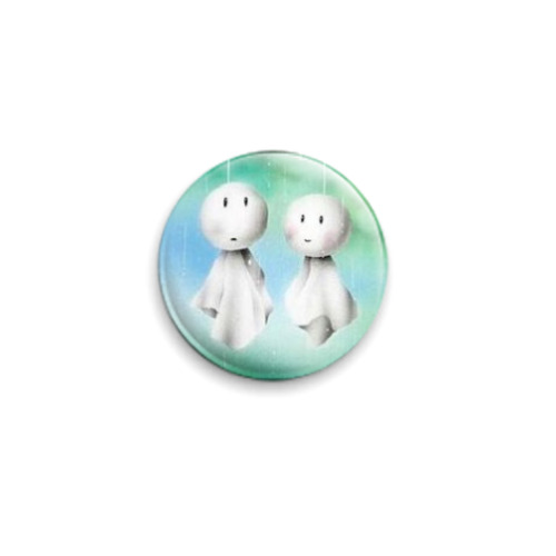 Значок 25мм  вдвоем