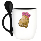 Кружка с ложкой