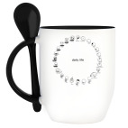 Кружка с ложкой