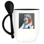 Кружка с ложкой