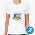 Женская спортивная футболка