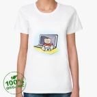 Женская футболка органик