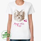 Женская футболка органик