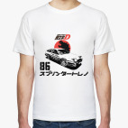 Классическая футболка Initial D Хачироку