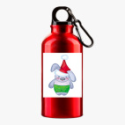 Металлическая бутылка 400 мл UV-DTF