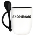 Кружка с ложкой