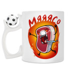 Кружка с футбольным мячиком