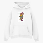 Толстовка худи оверсайз