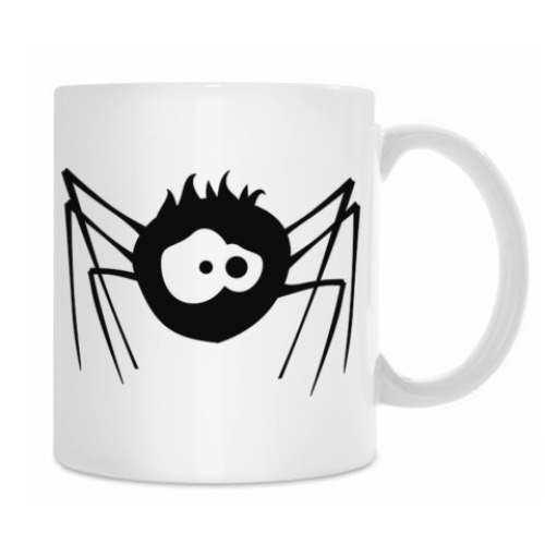 Кружка с принтом Паучок