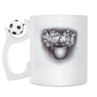 Кружка с футбольным мячиком