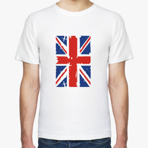 Футболка с принтом Британский флаг