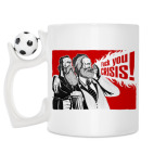 Кружка с футбольным мячиком