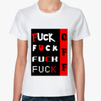 Женская футболка, белая