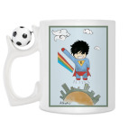 Кружка с футбольным мячиком