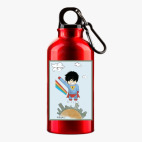 Металлическая бутылка 400 мл UV-DTF