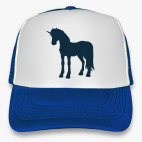 Кепка Trucker, синяя Единорог