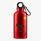 Металлическая бутылка 400 мл UV-DTF