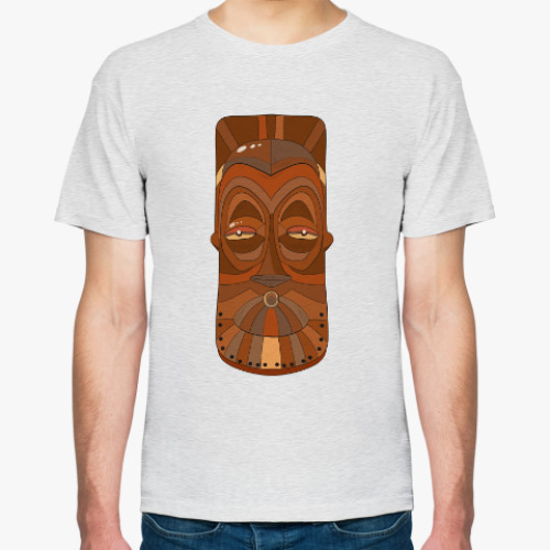 Футболка Африканская деревянная маска
