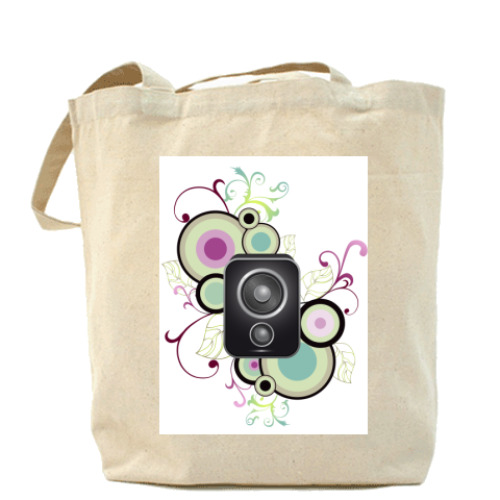 Сумка шоппер с принтом Музыка