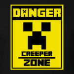Danger ! Creeper Zone . Minecraft