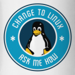 Change to Linux пингвин Tux