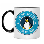 Кружка двухцветная