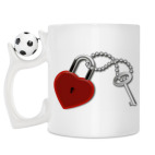 Кружка с футбольным мячиком
