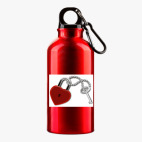 Металлическая бутылка 400 мл UV-DTF