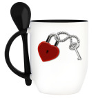 Кружка с ложкой