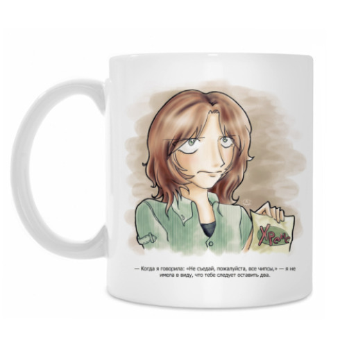 Кружка с принтом 'Чипсы'