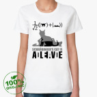 Женская футболка органик