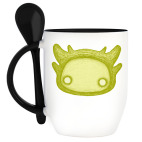 Кружка с ложкой