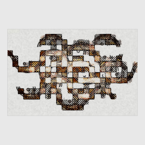 Постер с принтом Слоны и леопарды