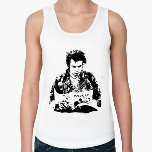 Женская майка с принтом Сид Вишес