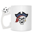 Кружка с футбольным мячиком