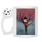 Кружка с футбольным мячиком