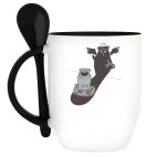 Кружка с ложкой