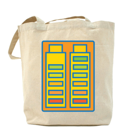 Сумка шоппер с принтом Energy