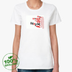 Женская футболка органик