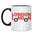 Кружка двухцветная